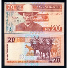 Намибия 20 долларов 2002г.